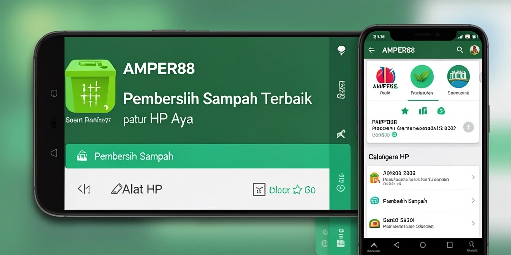 Antarmuka AMPER88 yang sederhana dan efektif dalam membersihkan sampah.